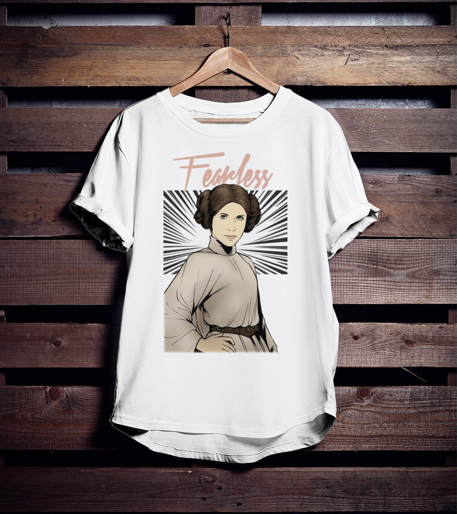 Fearless Princess Leia Iconic Starburst T-Shirt