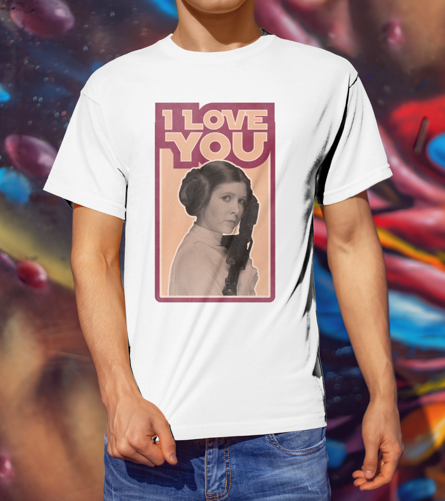 I Love You Leia Vintage T-Shirt
