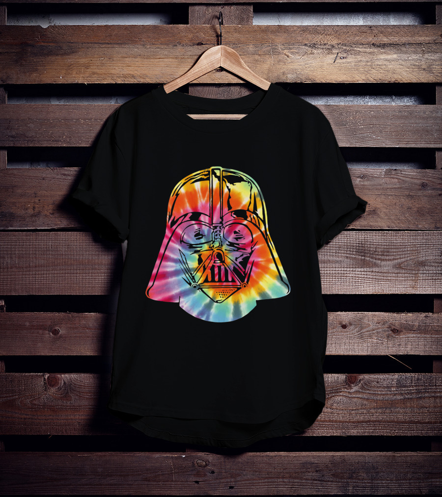 Darth Vader Rainbow Tie Dye Jedi T-Shirt