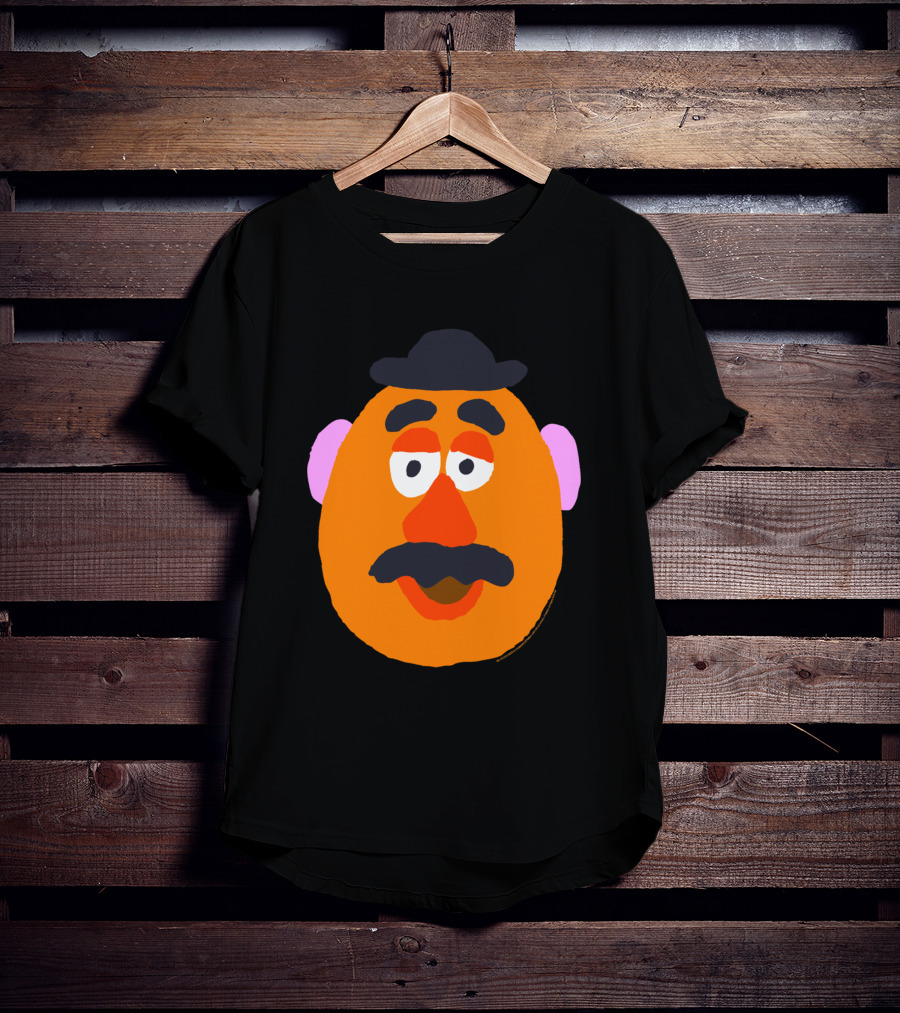 Mr. Potato Head Big Face Mustache Hat T-Shirt