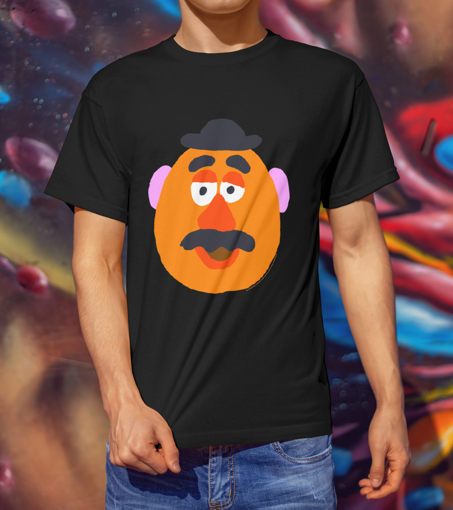 Mr. Potato Head Big Face Mustache Hat T-Shirt
