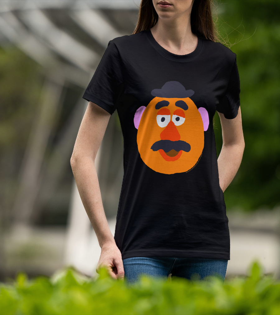Mr. Potato Head Big Face Mustache Hat T-Shirt