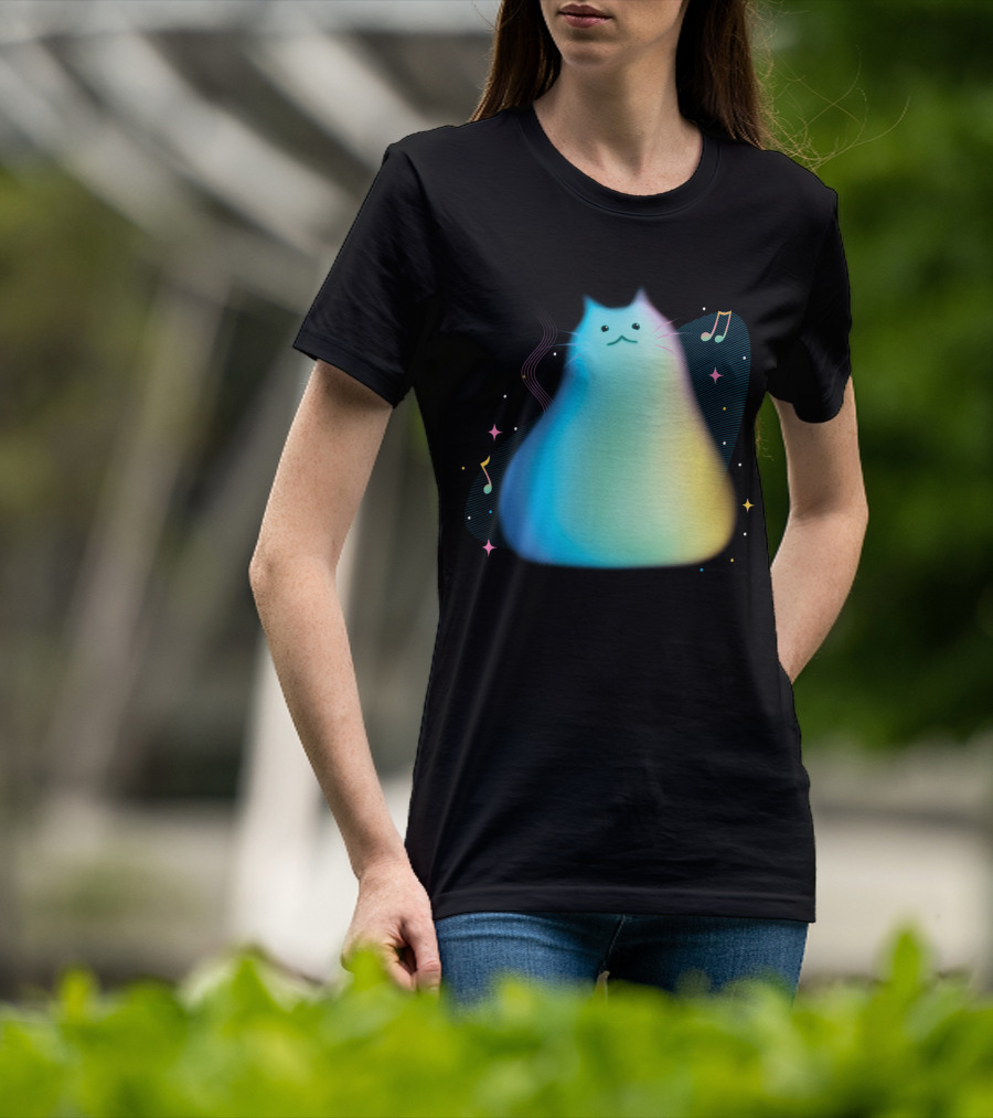 Pixar Soul Cat Musical Purpose With Colorful Notes T-Shirt