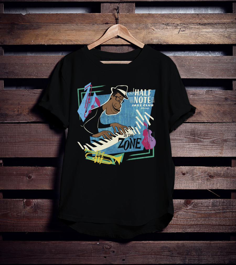 The Half Note Jazz Club Presents In The Zone Pixar Soul Joe Disney T-Shirt