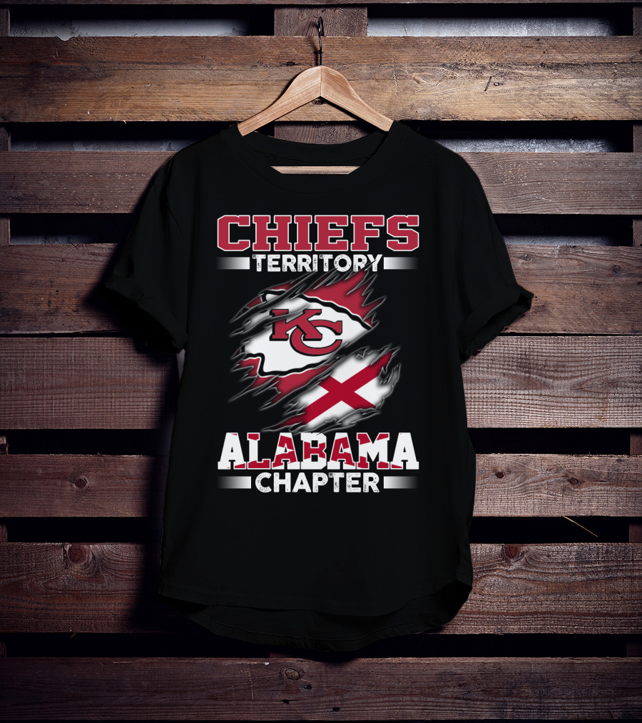 Chiefs Territory Alabama Chapter Kc Team Fan Support T-Shirt