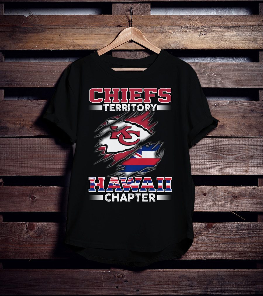 Chiefs Territory Hawaii Chapter Kc Flag T-Shirt
