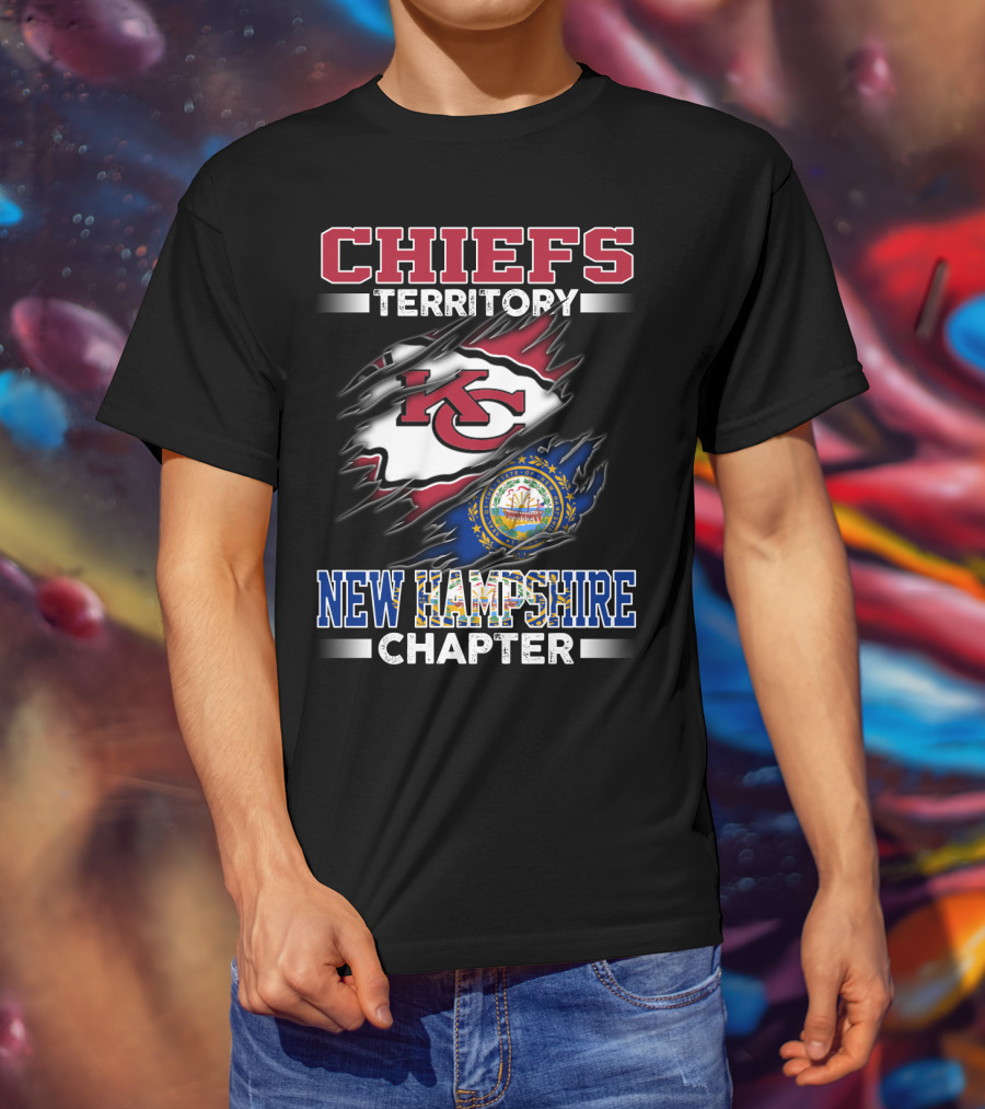 Chiefs Territory Kc New Hampshire Chapter T-Shirt