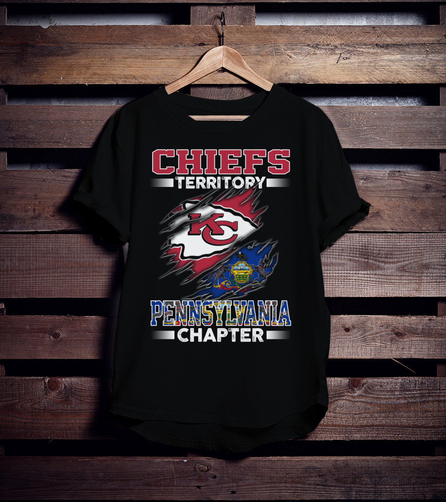 Chiefs Territory Kc Logo Pennsylvania Chapter T-Shirt