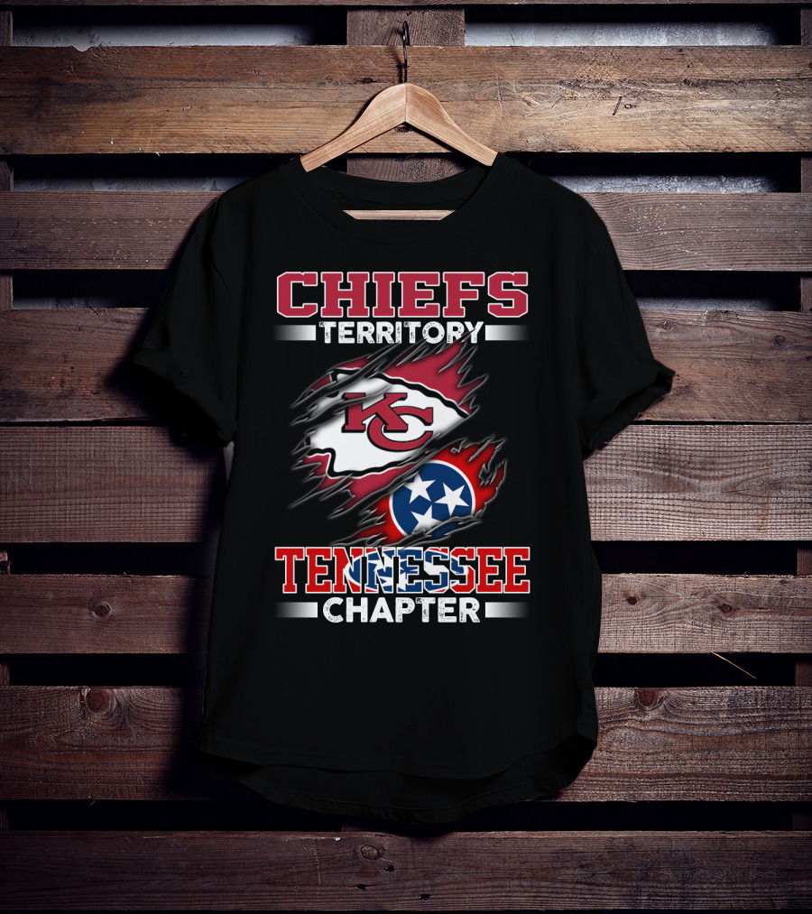 CHIEFS TERRITORY TENNESSEE CHAPTER KC Logo Star Emblem T-Shirt