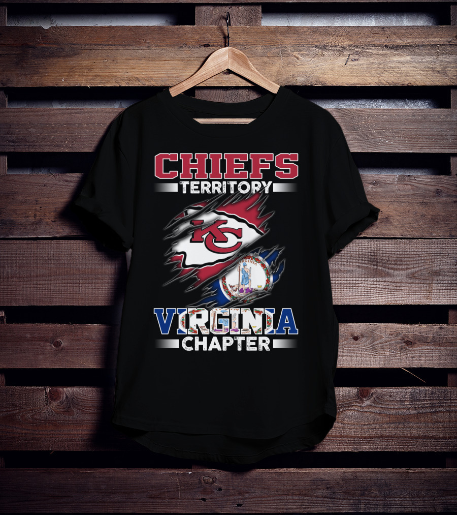 Chiefs Territory Kc Virginia Chapter T-Shirt