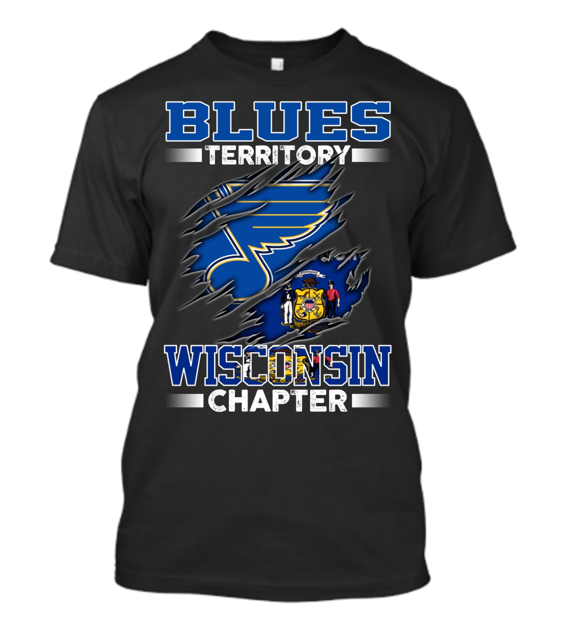Blues Territory Wisconsin Chapter T-Shirt