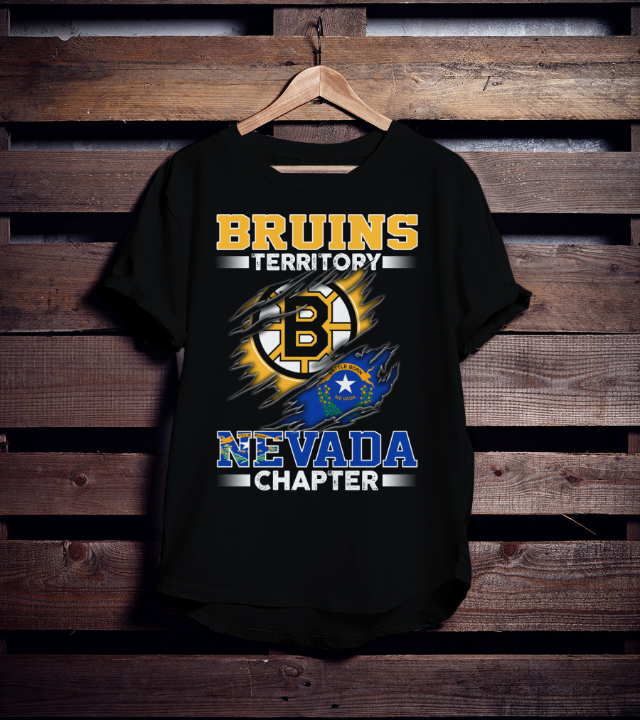 BRUINS Territory Nevada Chapter Battle Born Flag T-Shirt