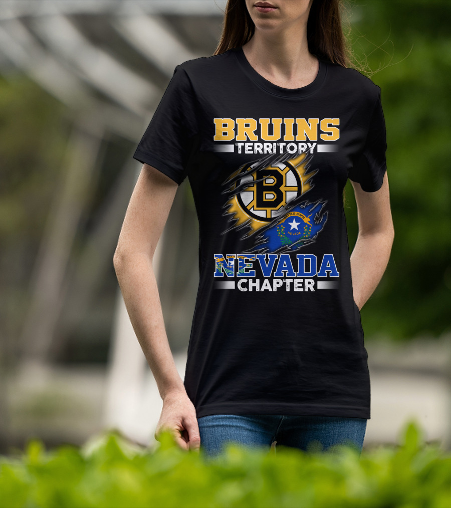 BRUINS Territory Nevada Chapter Battle Born Flag T-Shirt