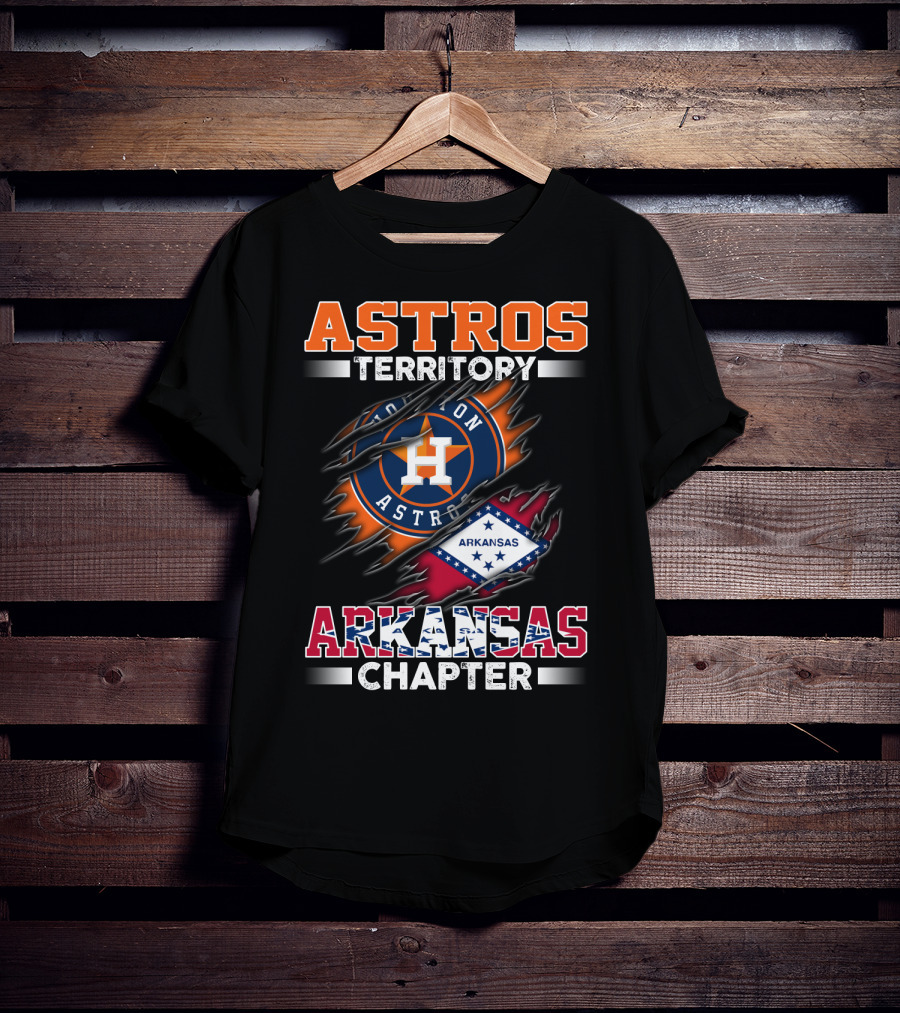Astros Territory Houston Astros Arkansas Chapter T-Shirt