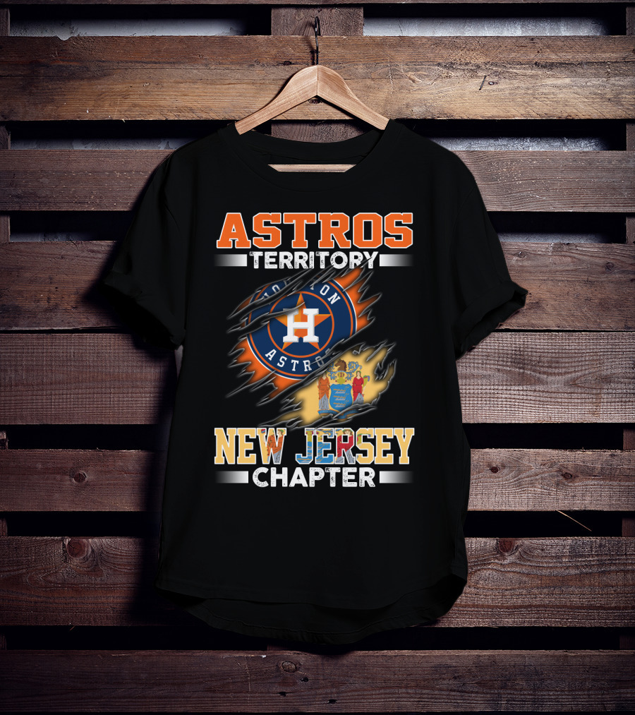 Astros Territory Houston Astros New Jersey Chapter T-Shirt