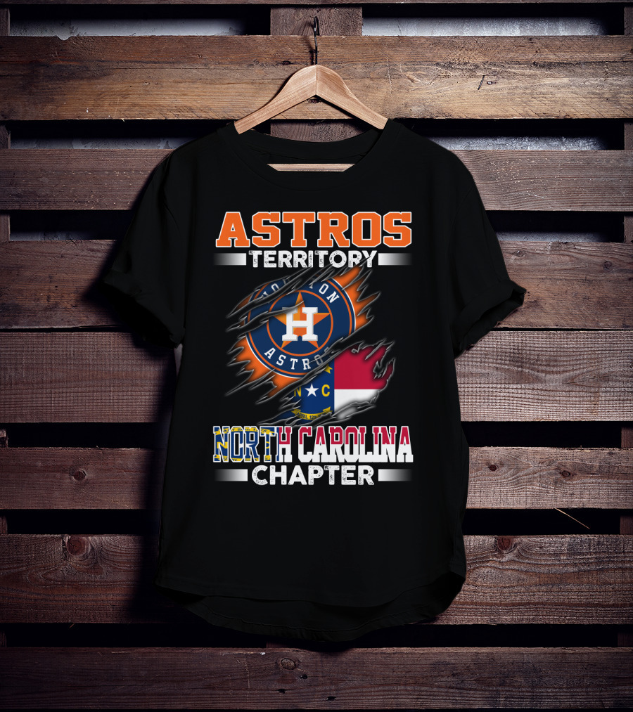 Astros Territory Houston Astros North Carolina Chapter T-Shirt