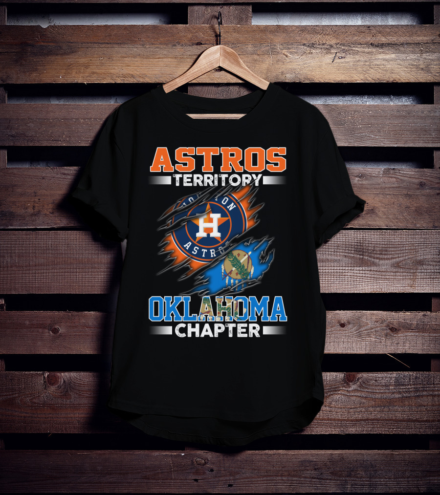 Astros Territory Houston Astros Oklahoma Chapter T-Shirt