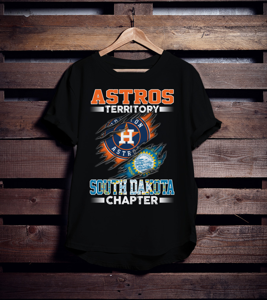 Astros Territory South Dakota Chapter Houston Astros Mountains T-Shirt