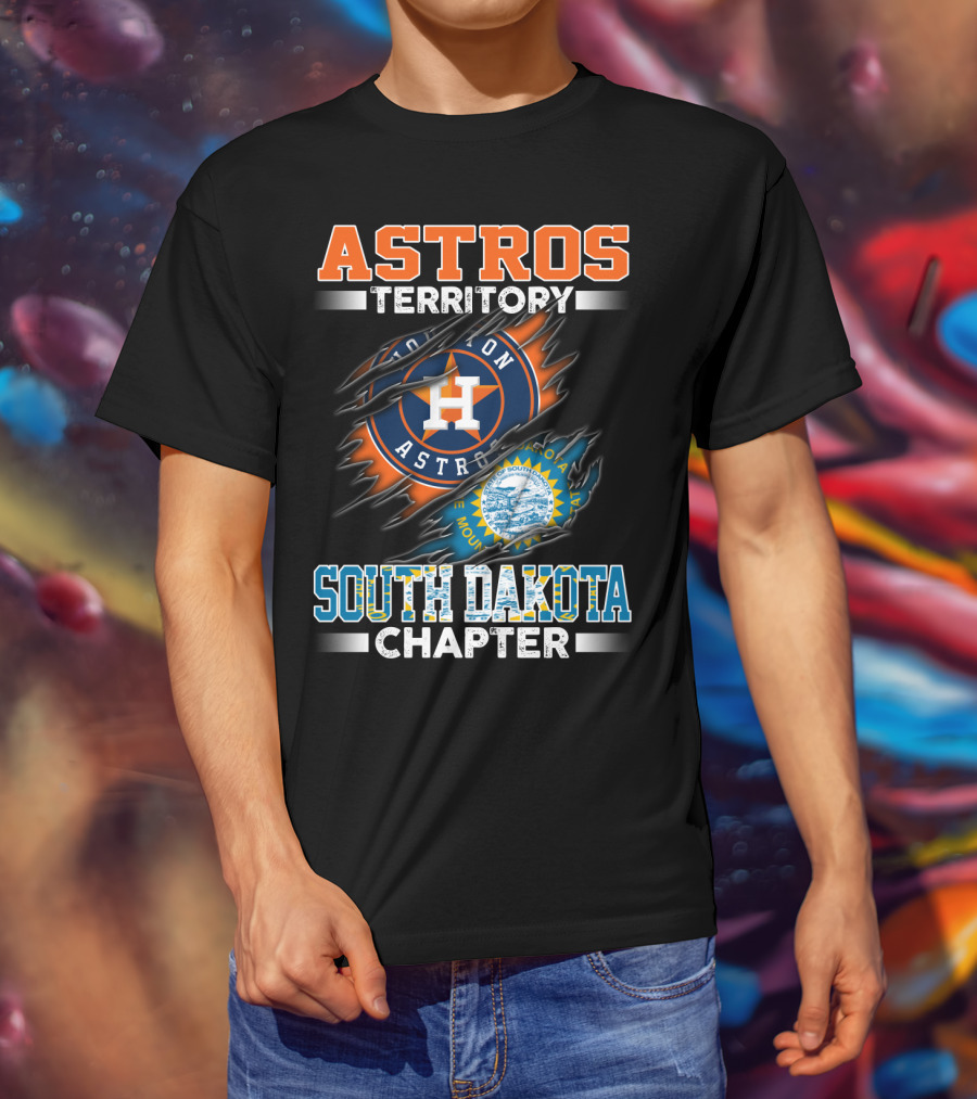 Astros Territory South Dakota Chapter Houston Astros Mountains T-Shirt