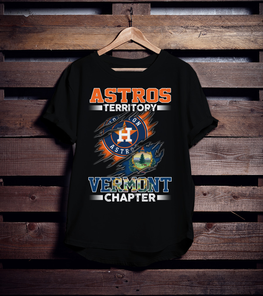 Astros Territory Houston Astros Vermont Chapter T-Shirt