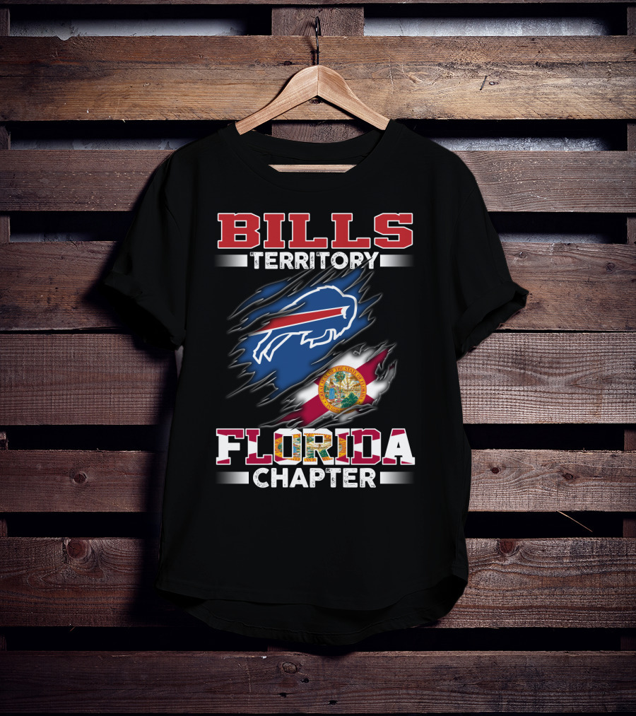 BILLS Territory Florida Chapter Buffalo Flag T-Shirt