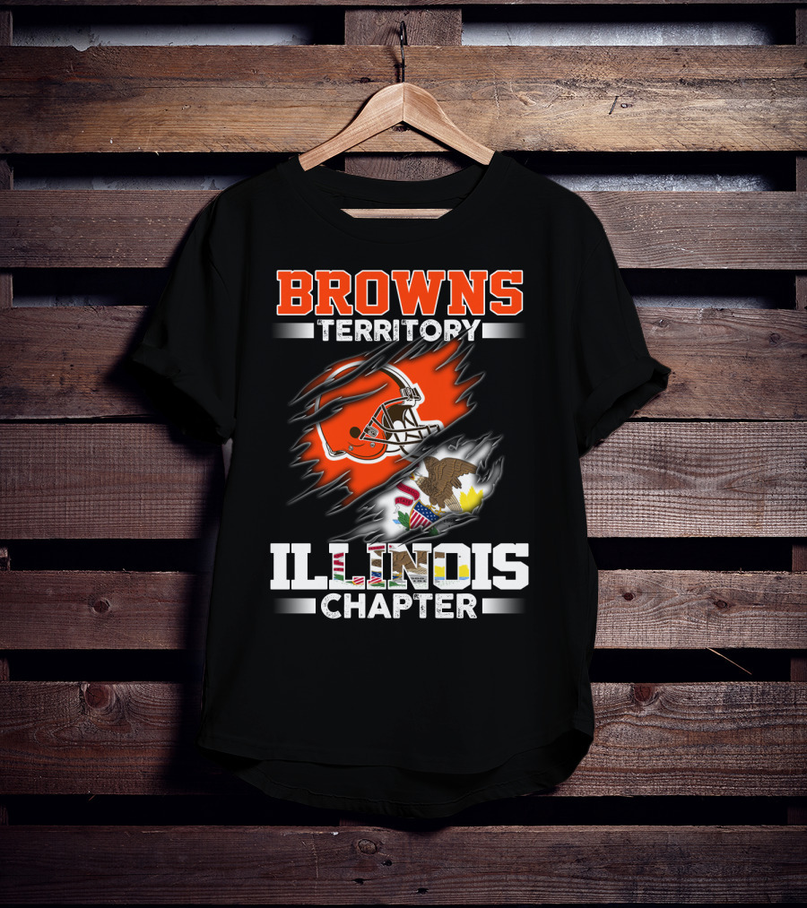 Browns Territory Illinois Chapter T-Shirt
