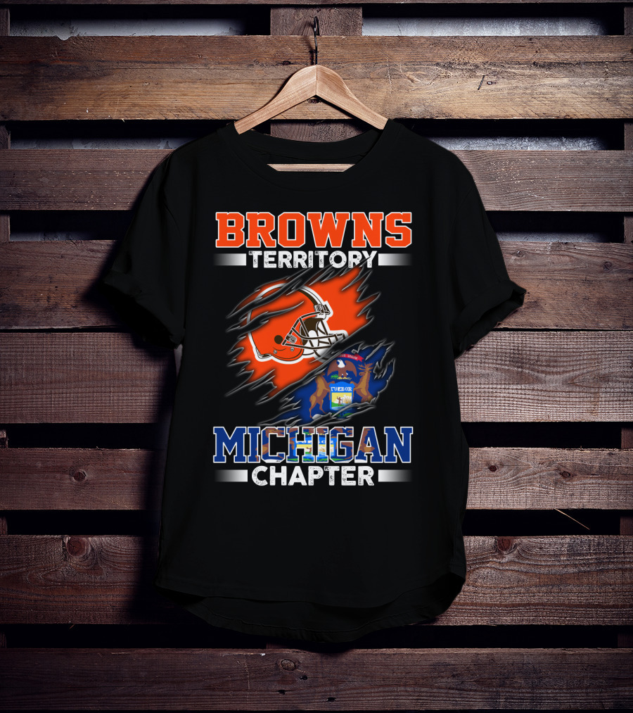 Browns Territory Michigan Chapter T-Shirt