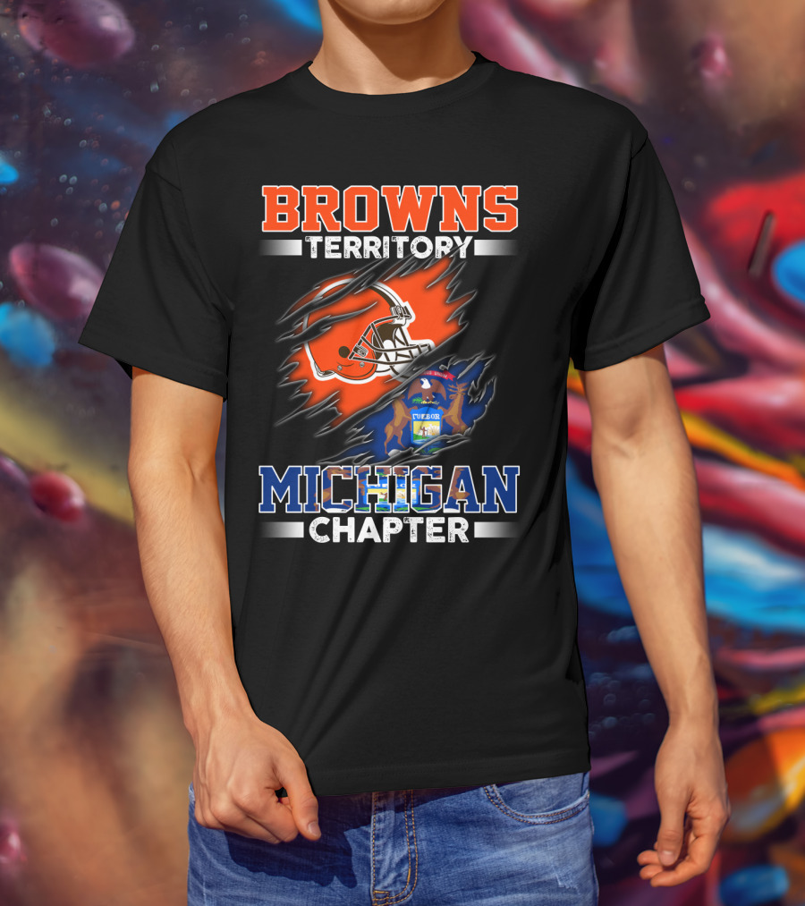 Browns Territory Michigan Chapter T-Shirt