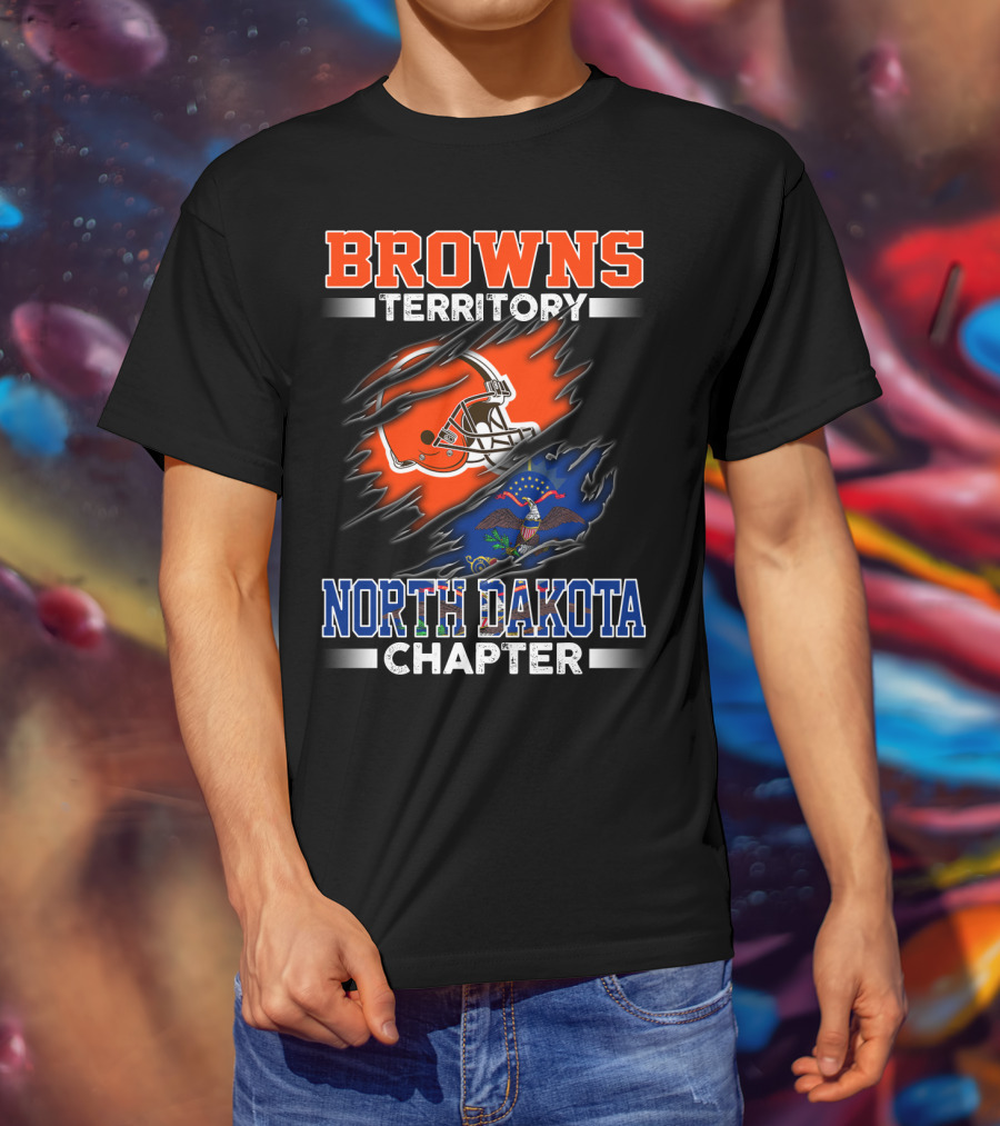 Browns Territory North Dakota Chapter T-Shirt