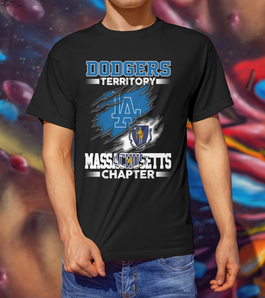 Massachusetts Chapter Dodgers Territory LA T-Shirt