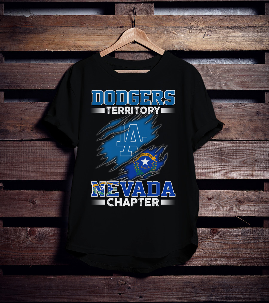 Dodgers Territory LA Nevada Chapter Battle Born T-Shirt