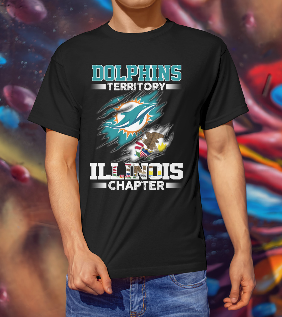 Dolphins Territory Illinois Chapter T-Shirt