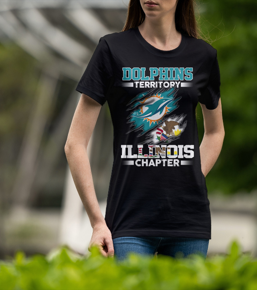 Dolphins Territory Illinois Chapter T-Shirt
