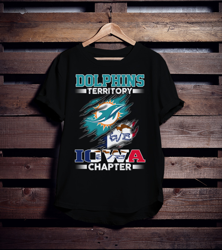 Dolphins Territory Iowa Chapter T-Shirt
