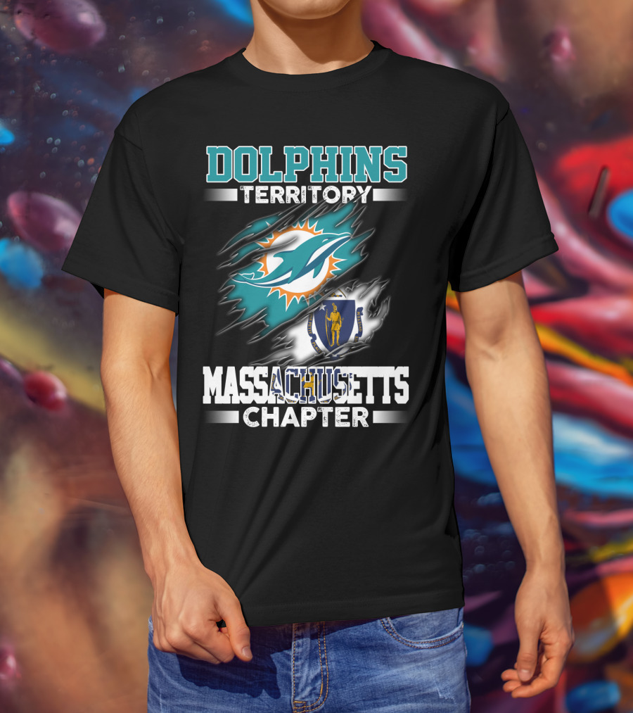 Dolphins Territory Massachusetts Chapter T-Shirt