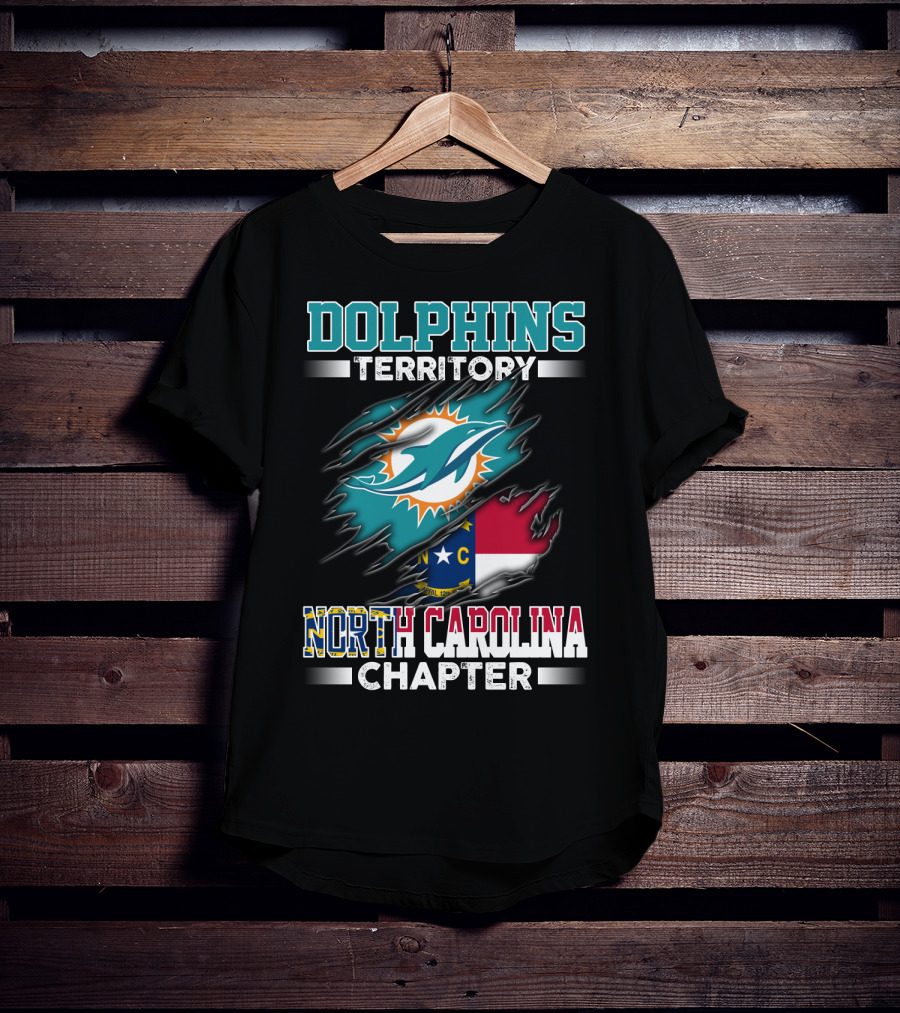 Dolphins Territory North Carolina Chapter T-Shirt
