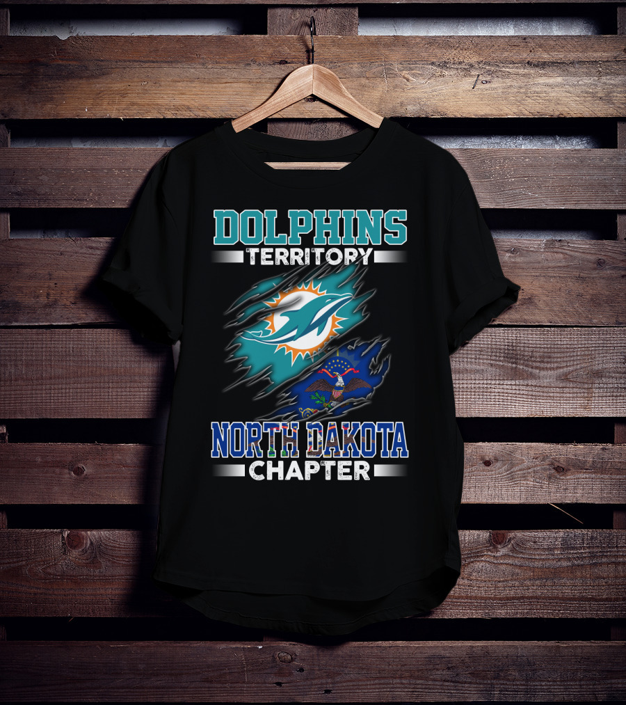 Dolphins Territory North Dakota Chapter T-Shirt