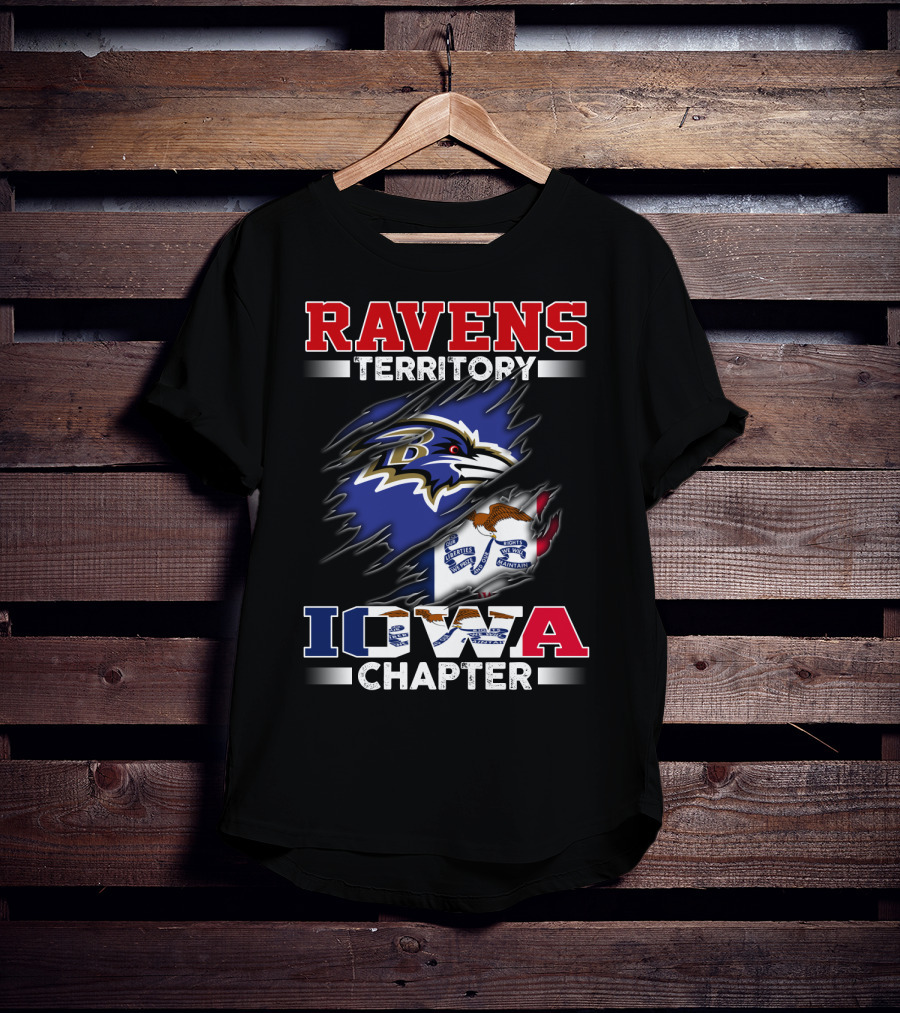 Ravens Territory Baltimore Iowa Chapter T-Shirt