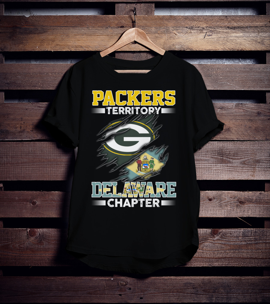 Packers Territory G Logo Delaware Chapter Flag T-Shirt