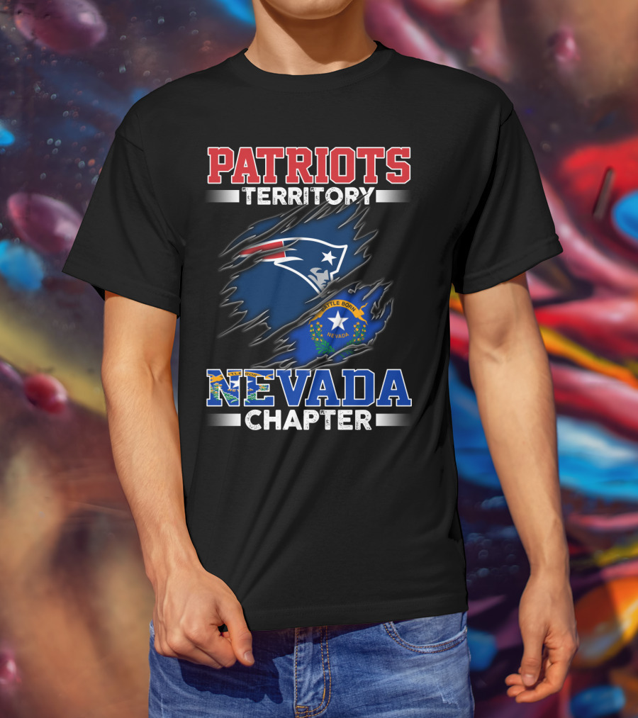 PATRIOTS TERRITORY NEVADA CHAPTER Battle Born T-Shirt
