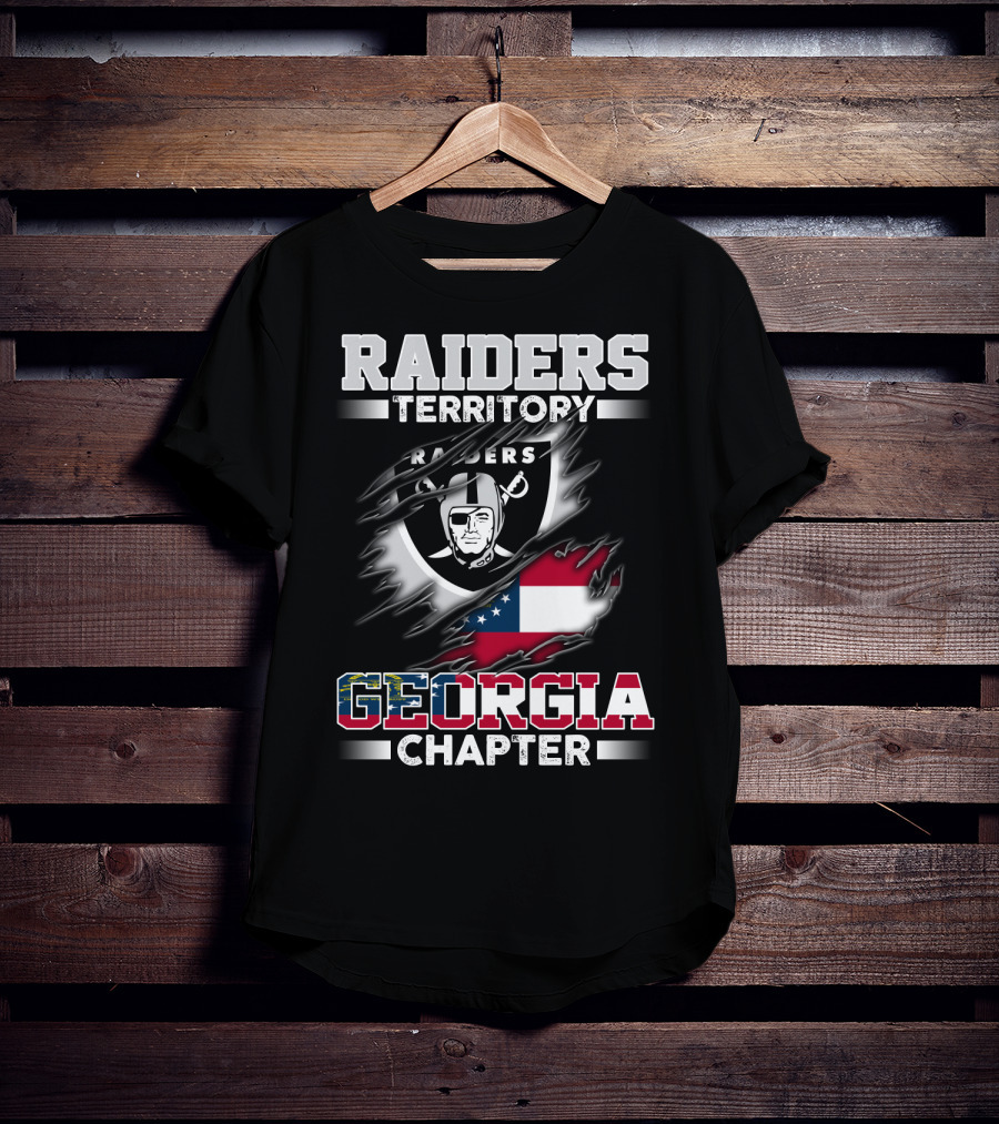 Raiders Territory Georgia Chapter Flag T-Shirt