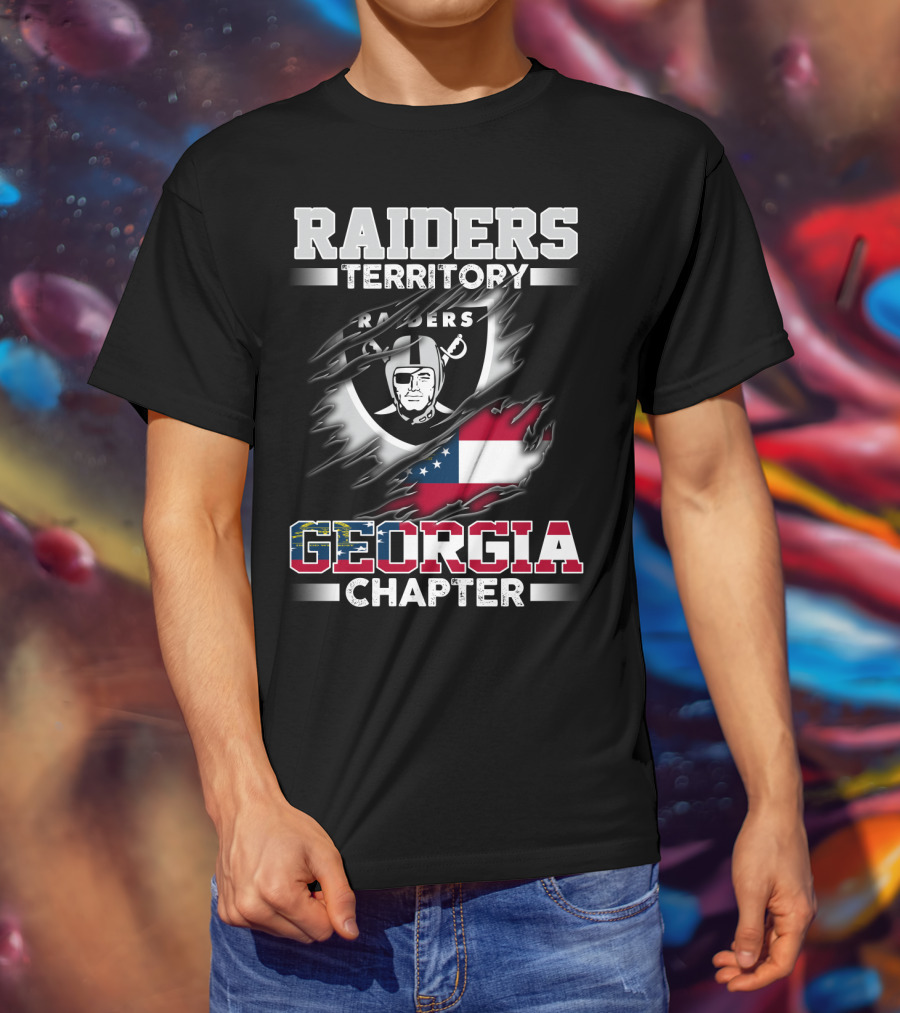 Raiders Territory Georgia Chapter Flag T-Shirt