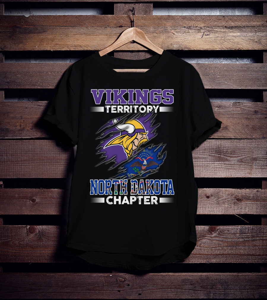 Vikings Territory North Dakota Chapter T-Shirt