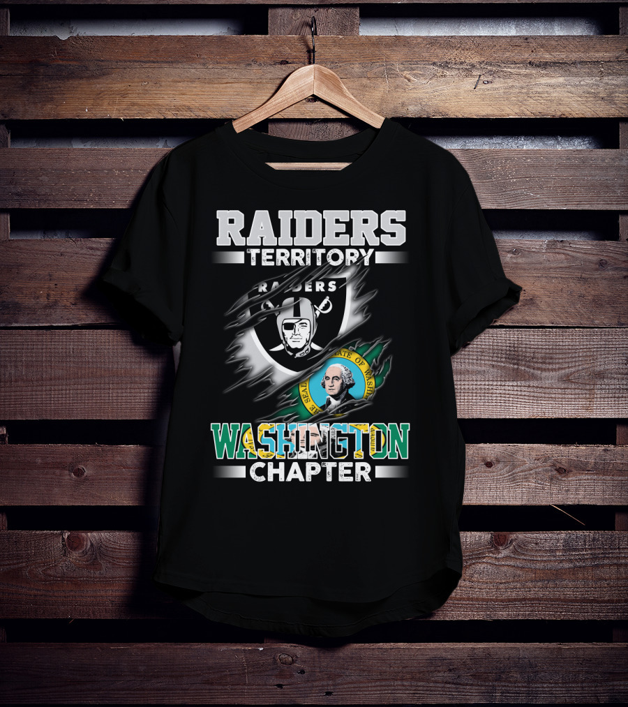 Raiders Territory Washington State Chapter Seal Edition T-Shirt