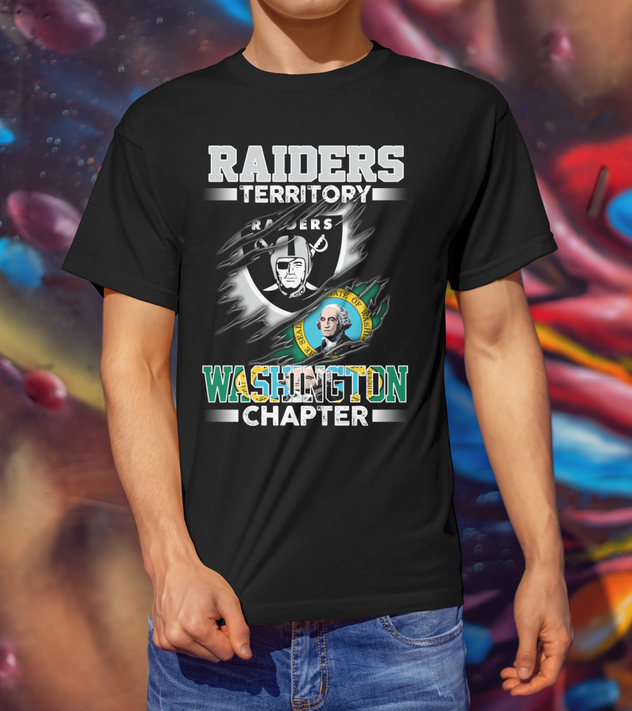 Raiders Territory Washington State Chapter Seal Edition T-Shirt