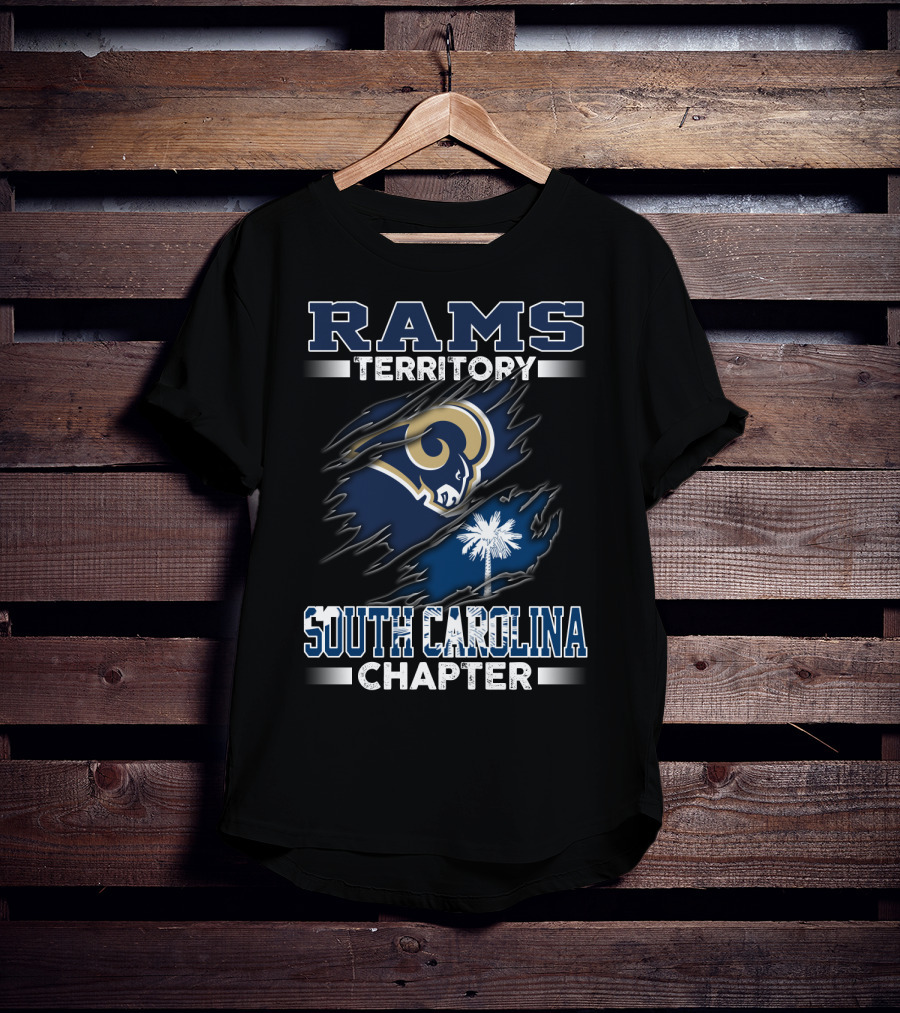 RAMS Territory South Carolina Chapter Ripped Logo Palmetto T-Shirt