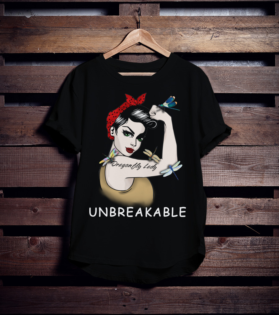 Dragonfly Lady Unbreakable T-Shirt