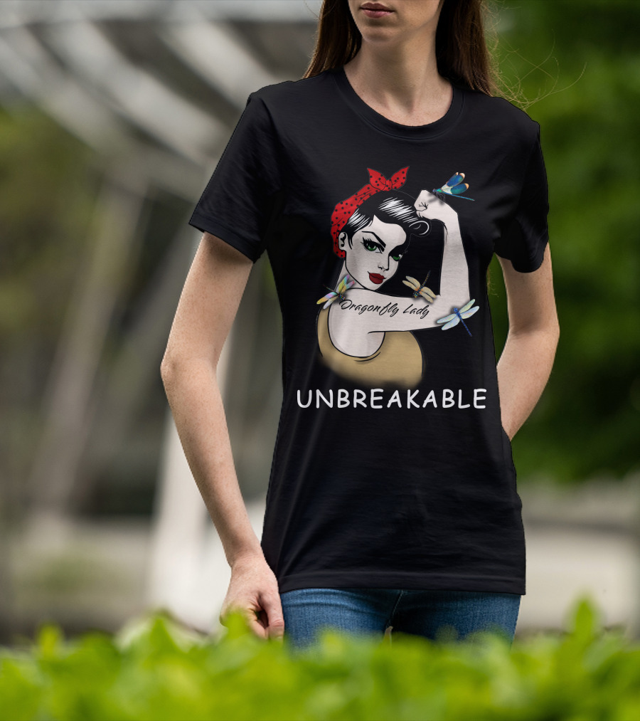 Dragonfly Lady Unbreakable T-Shirt