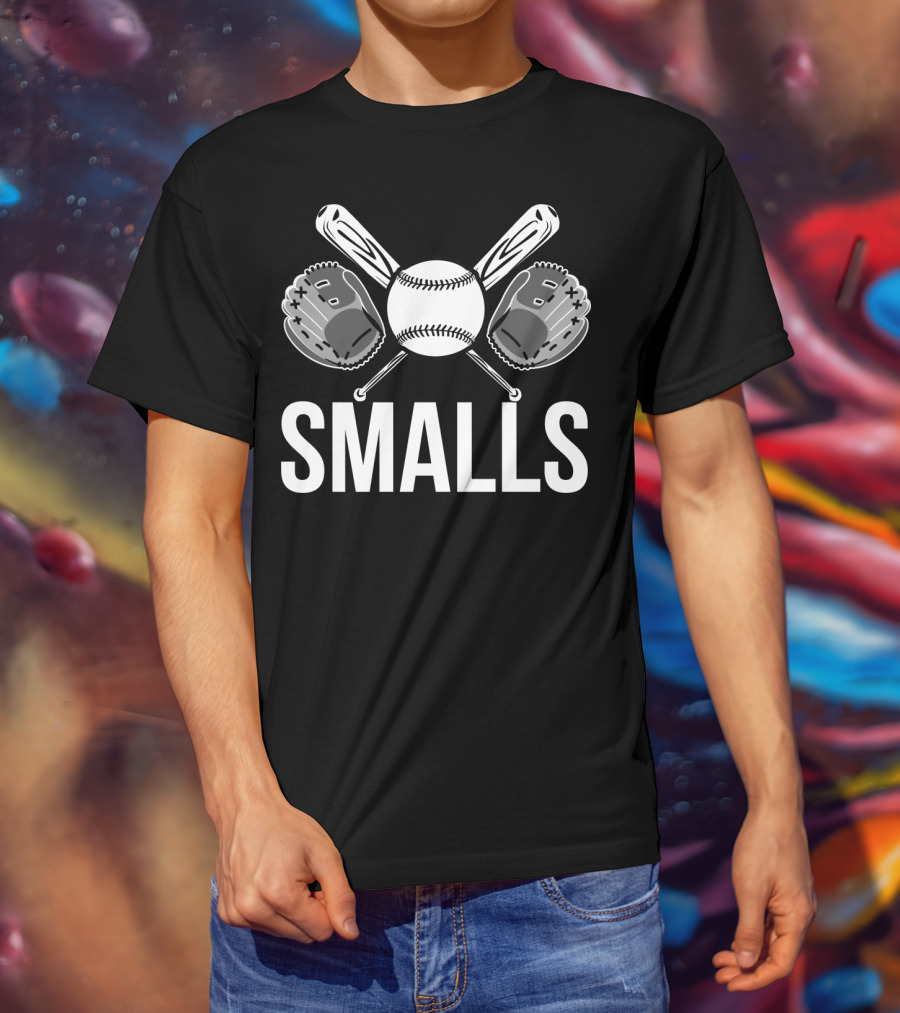 Smalls Baseball Bats Gloves And Ball T-Shirt