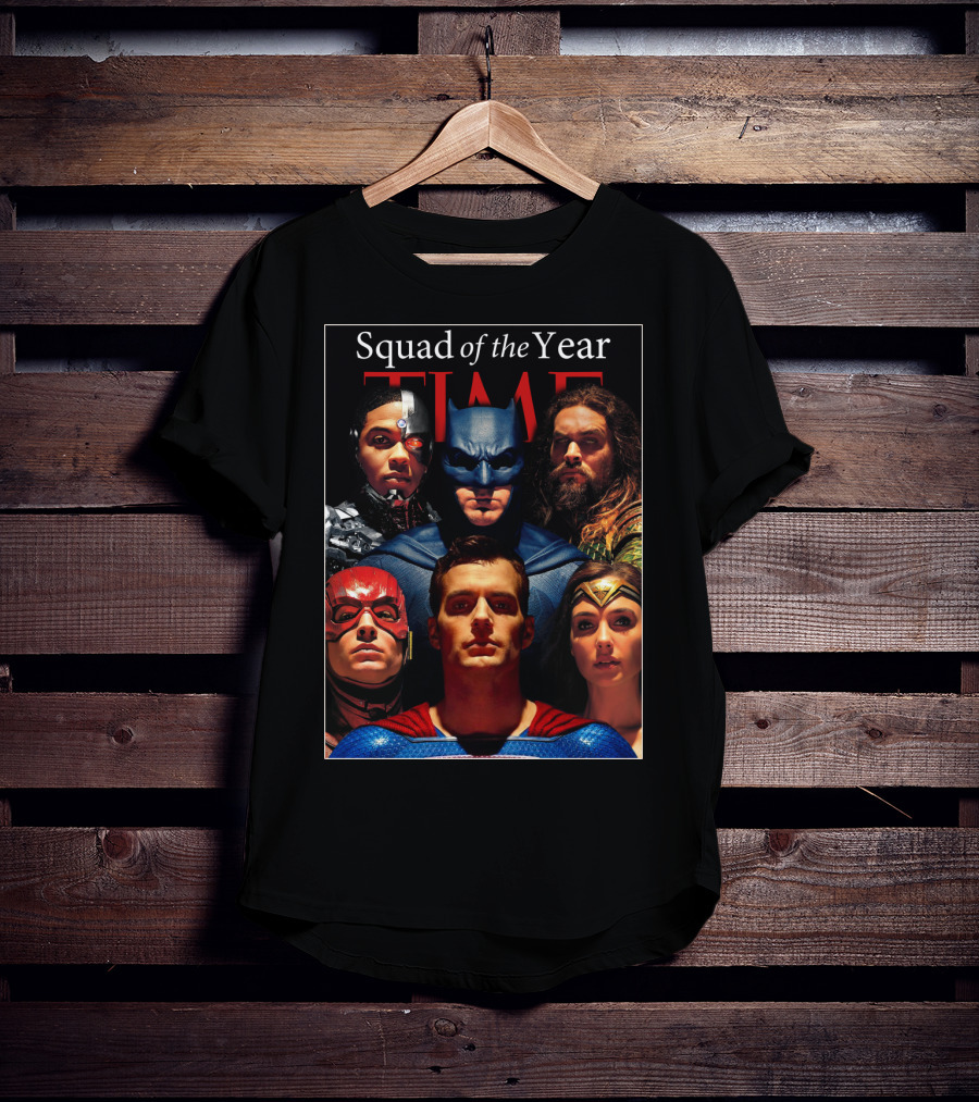 Squad Of The Year TIME Justice League Heroes T-Shirt